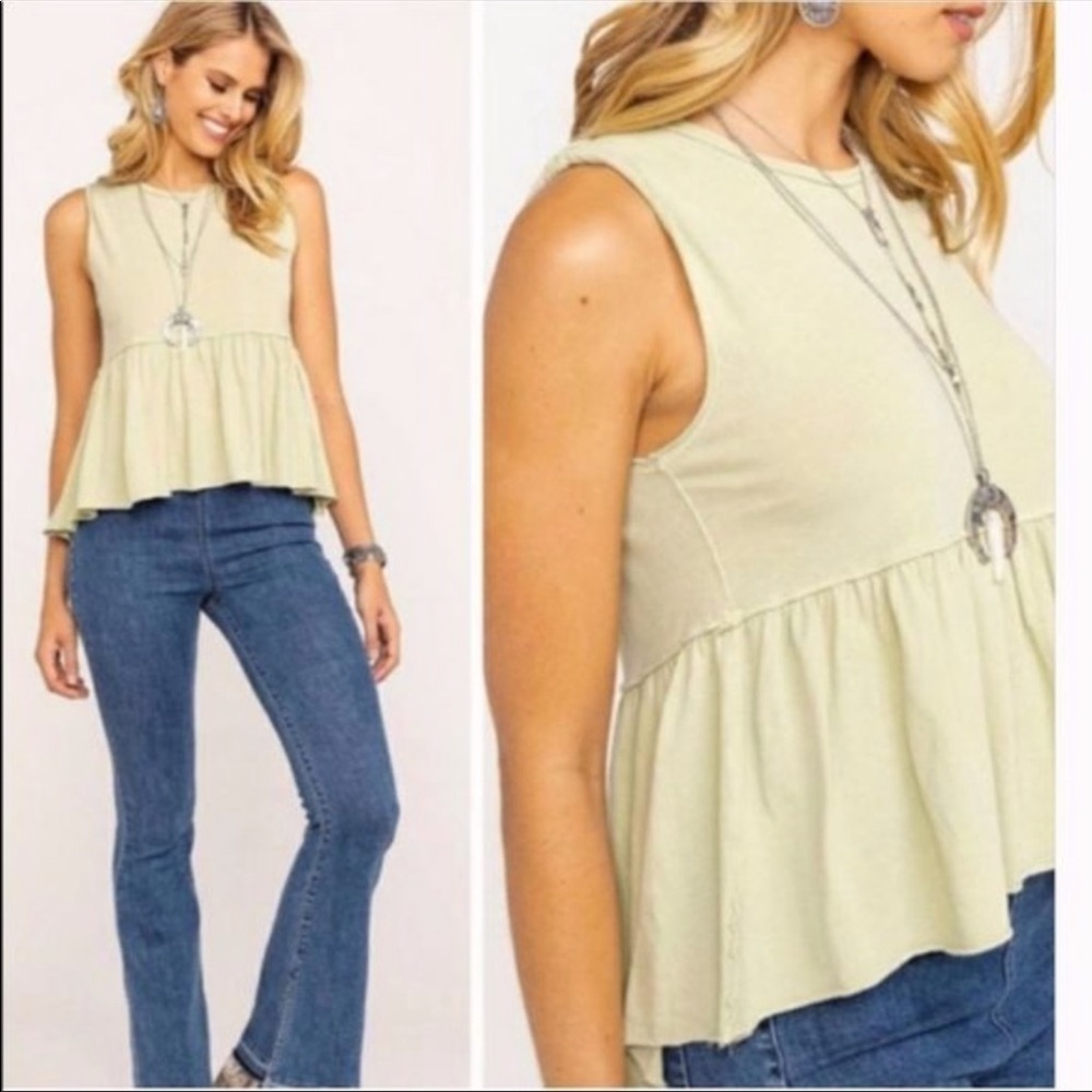 Free People We the Free Anytime Tank Top Bohemian Sz S